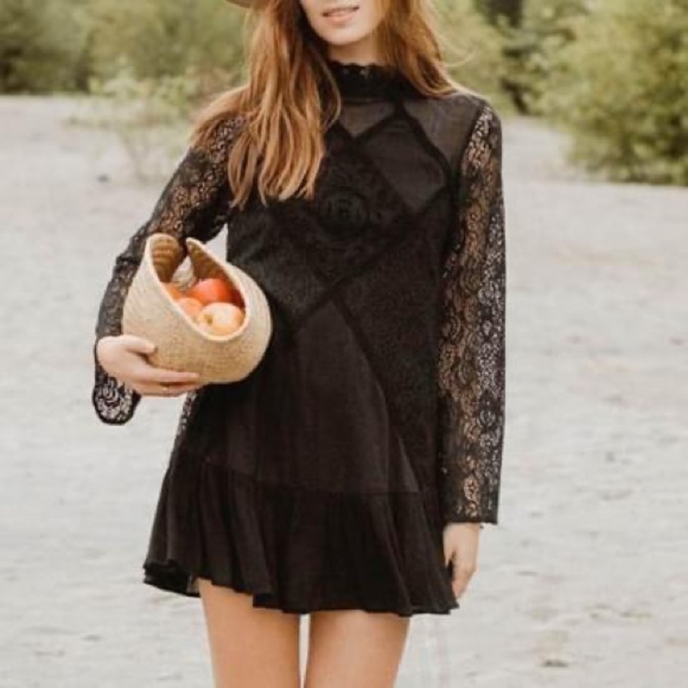 Jackson Rowe Fria Black Lace Dress
